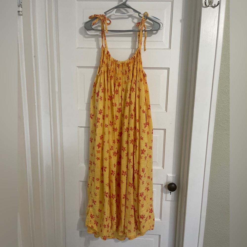 Free People Azure Maxi Dress Yellow
